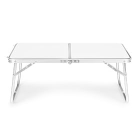 Malý turistický skladací piknikový stôl 60x40 cm biely MultiGarden, MultiGarden