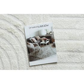 Moderný koberec MODE 8586 geometrická krémová, F.H.Kabis