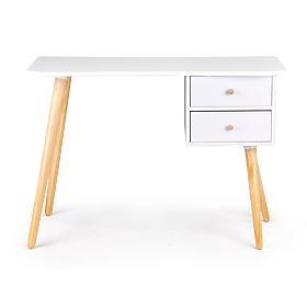 Moderný počítačový stôl s 2 zásuvkami MODERNHOME