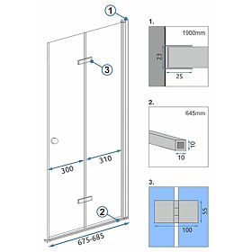 Modul kabíny FOLD N2 70 Chrome