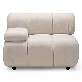 Modul ľavostranný Fluf Big svetlo béžový, boucle