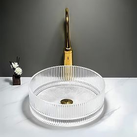 Nábytkové umývadlo Rea Ingrid 36 Transparentné