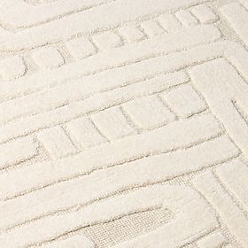 Obdĺžnikový koberec Sophia, tuftovaný, bavlnený, krémový, Veľkosť kobercov: 190x290