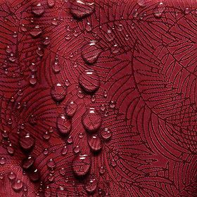 Obrus GAIA farba bordová s reliéfnym rastlinným motívom 30x160 ameliahome