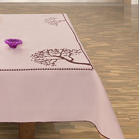 Obrus OLD COLLECTIONS farba béžová vyšívaný rastlinný motív 30x45 decor tephani