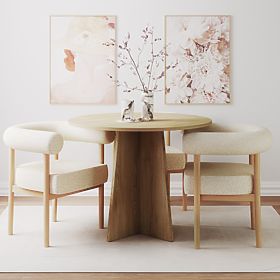 Okrúhly jedálenský stôl Merlo 100 cm, Dub Cremona Torro