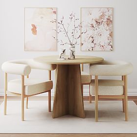 Okrúhly jedálenský stôl Merlo 100 cm, Dub Cremona Torro