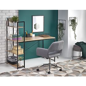 Písací stôl NARVIK B1 - dub sonoma/čierny