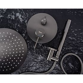 Podomietková sprchová sada Rea Lungo Grip Titan + BOX, Rea