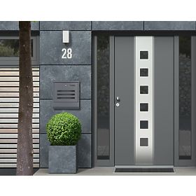 Poštová schránka na listy a noviny z nehrdzavejúcej ocele