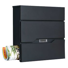 Poštová schránka na listy Vidar čierna