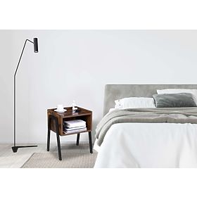 Priemyselná loftová skrinka Skive Rustic starožitný dub