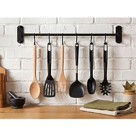 Reling do kuchyne a kúpeľne SIVAS čierny