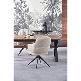 Rozkladací stôl BARON, orechový / čierny (2p=1ks)