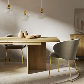 Rozkladací stôl Jose 140-200 cm, obdĺžnikový, Dub Cremona Torro, lectus