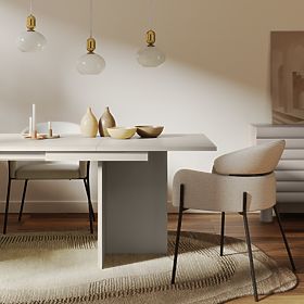 Rozkladací stôl Jose 140-200 cm, obdĺžnikový, kašmírový