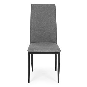 Sada 4 jedálenských a obývacích stoličiek - sivé, MODERNHOME