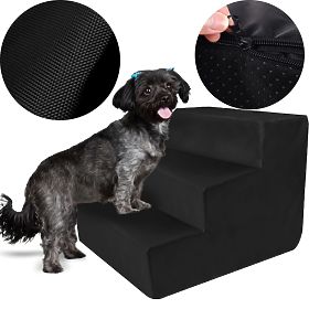 SCHODÍKY PRE ZVIERATÁ 342533 ČIERNE