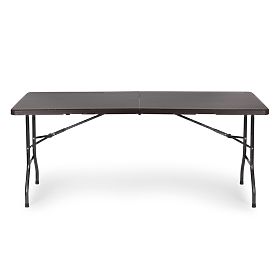 Skladací cateringový záhradný banketový stôl 180 cm ratan ModernHome, MultiGarden