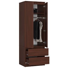 SKRIŇA STAR S 60 cm 2 DVERÍ 2 ZÁSUVKY WENGE