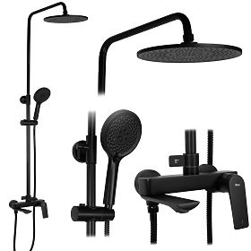 Sprchová sada REA AVALON ČIERNA, Rea