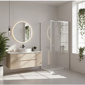 Sprchový kút Rea Primo Swing 90x70 Chróm