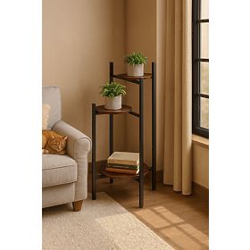 Stojan na kvety, stojan na kvety, dekorácia, 3 úrovne, loft ModernHome