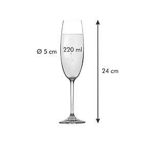 Stolová súprava CHARLIE farba transparentná tescoma