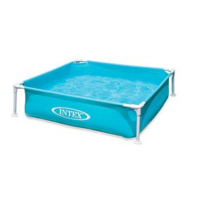 Štvorcový rámový bazén pre deti 122x122x30 cm INTEX 57173, INTEX