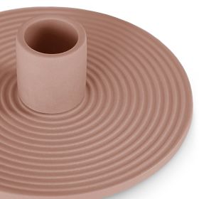 Svietnik MORAB farba púdrová ružová štýl boho do interiéru ameliahome, Housedecor