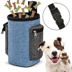 Taška na maškrty pre psa MAILO modrá