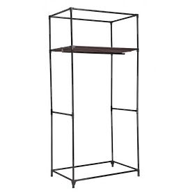 Textilná skriňa Gaja Vitto - hnedá