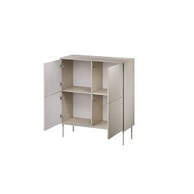 Komoda TRESSE 4D béžová, Halmar