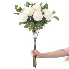 Umelá kvetina PIVÓNIA krémová farba moderný štýl ameliahome