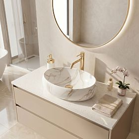 Umývadlo cez vrchol Rea linda Láva Páter