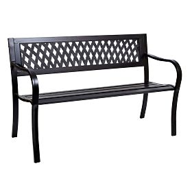 Záhradná lavička oceľová ROMBO