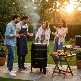 Záhradná udiareň grilová pec FUMARO