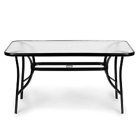 Záhradný sklenený stôl Wave 140x80cm terasa balkón, MultiGarden