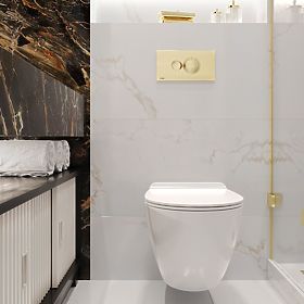 Závesná WC misa Rea Carter N2 Rimless, Rea