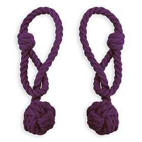 Závesy - doplnky DAUPHIN farba fialová ameliahome