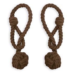 Závesy - doplnky DAUPHIN farba hnedá ameliahome